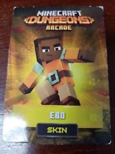 Minecraft Dungeons Series 1 Rare Arcade Card EBO SKIN 50/60.  picture