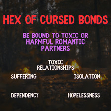 Hex of Cursed Bonds - Bound to Toxic Partners | Powerful Black Magic Love Curse picture