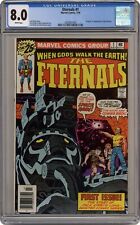 Eternals #1 CGC 8.0 1976 2029937005 1st app. Eternals, Ikaris, Makkari, Kro picture