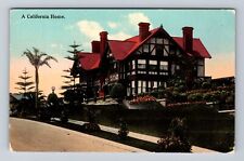CA-California, Scenic View Residential Area, Antique Souvenir Vintage Postcard picture