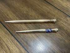 2 Vintage Wahl Eversharp  GOLD FILLED Mechanical Pencils. NICE picture
