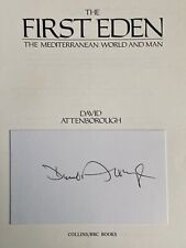 The First Eden Signed David Attenborough 1987 picture