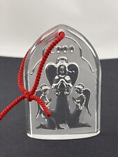 WATERFORD THE NATIVITY COLLECTION CRYSTAL CHRISTMAS TREE ORNAMENT ANGELS 2000 picture