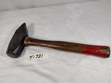 Vtg Blacksmiths’ Hand Hammer 3lb 6oz w/ 13” Wood Handle Unbranded (721) picture