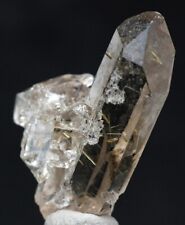 GOLDEN RUTILE INCLUDED QUARTZ Crystal Cluster Mineral Specimen BRAZIL picture