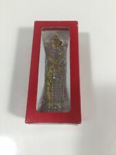 Gorham Crystal & Gold Vermeil 3.5” NUTCRACKER KING Christmas Ornament: Germany picture