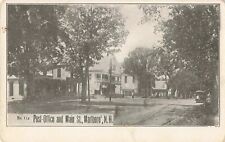 Post Office and Main Street, Marlboro, New Hampshire NH - c1910 Vintage Postcard picture
