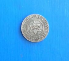 1942 GHETTO Currency WW2 Germany Poland Jewish Getto 10 PFENNIG COIN picture