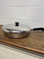 Revere Ware 12 Inch -84 Skillet Fry Pan Copper Bottom Vintage Stainless Steel picture