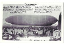 c1950 USS Akron Airship Zeppelin Ohio OH Postcard picture