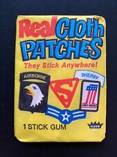 1971 Fleer Real Cloth Patches Sealed Wax Pack - Wrapper Variant 1 picture