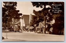 RPPC Normandie Inn Street View Carmel By The Sea California Real Photo P738 picture