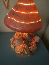 Vintage Magic Mushroom Lamp MCM Psychedelic Decor Table Lamp picture