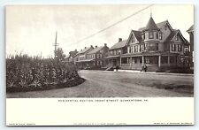 c1905 QUAKERTOWN PA RESIDENTIAL SECTION FRONT STREET UNDIVIDED POSTCARD P4107 picture