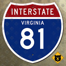 Virginia Interstate 81 highway route sign shield 1957 Roanoke Winchester 18x18 picture