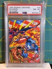 1994 Flair Marvel Universe Inaugural Edition #36 Invaders Graded PSA 8 picture