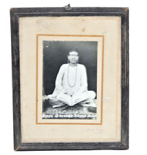 Vintage Camera B/w Photograph/Picture of Indian Guru/Guruji /Saint Collectible picture