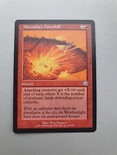 Mercadia's Downfall, MTG Mercadian Masques (1999) Uncommon Red Instant NM picture