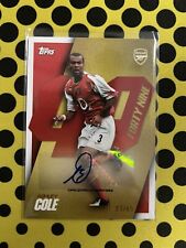Topps FC Arsenal 2024 Team Set Ashley Cole Cast in Gold Car /49 picture