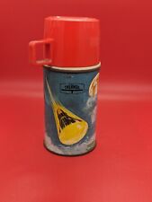 Vintage 1963 NASA Space Rocket King Seeley Metal/Plastic Thermos W Cap & Cup picture