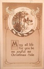 c1911 Joyful Christmas Greetings Postcard. Copyrighted By Gibson Art Co. #-2862 picture