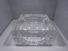 SLEEK 1970'S ALESSANDRO ALBRIZZI LUCITE COVERED BOWL, SHALLOW ICE BUCKET picture