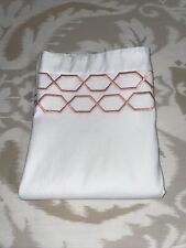 MACYS Signature Madison Park King White Coral Bedding Pillow Sham Cotton Luxury picture