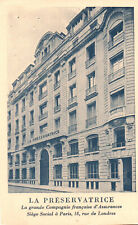 CPA 75 - PARIS - La Preservatrice, Compagnie d'Assurance, 18, rue de London picture
