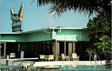 Sarasota FL Florida Motor Hotel Cabana Inn  Pool Advertising Vintage Postcard picture