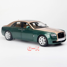 NEW KYOSHO 1/18 For Rolls Royce RR Ghost Diecast Model Car Display Green gold picture