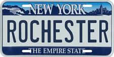 Rochester New York Metal License Plate picture