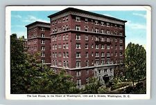 The Lee House Hotel, In The Heart Of Washington DC, c1928 Vintage PostcardÂ Â  picture