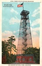 Postcard AR Hot Springs Natl Park Steel Tower Hot Springs Mt Vintage PC G1302 picture