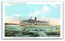 Postcard Rapids King Shooting Lachine Rapids Montreal, Canada F13 picture