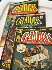 Marvel Creatures On The Loose (Lot Of 3) #14, 17 And 21 picture