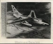 1964 Press Photo U.S. Bomber of Type in Photo Believed Shot Down, East Germany picture
