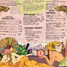 1970s The Trident Restaurant Psychedelic Menu 558 Bridgeway Street Sausalito CA picture