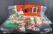 ✨Rare Vintage Sinclair Christmas Window Display For Dealers Cling 60’s ✨ picture