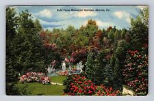 Sharon PA-Pennsylvania, Buhl Farm Memorial Garden, Antique, Vintage Postcard picture