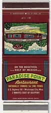 Paradise Point Restaurant Mississippi City Miss. Empty Matchcover picture