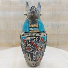 RARE ANCIENT EGYPTIAN PHARAONIC ANTIQUE ANUBIS CANOPIC JAR BC picture