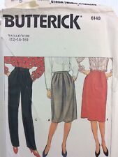1983 Butterick 6140 Vintage Sewing Pattern Women Skirt Pants Size 12 14 16 picture