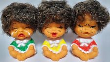 Ugly Doll 3 Pcs Head Rotatable Kids Baby Figure Korean Comic Toy Curly Hair picture