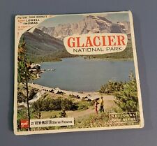 Color Gaf Vintage A296 Glacier National Park Montana view-master Reels Packet picture