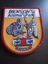 Vintage Benson's Animal Park Souvenir Patch Farm Zoo Bensons Hudson NH Amusement picture