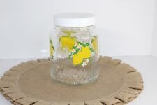 Vintage KIG Screw Top Jar Lemons Country Kitchen Shabby Chic picture