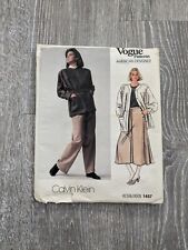 Vintage Vogue Sewing Pattern Calvin Klein 1457 picture