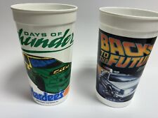 BACK TO THE FUTURE Part II VTG 1989 Plastic Cup - DAYS OF THUNDER 90 picture