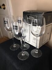 Royal Worcester Glass Stemware GRAND CHATEAU Crystal NEW IN BOX Set Of 4 France picture