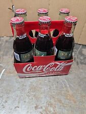 Vtg 1996 Olympic Games Torch Relay Atlanta 6 Pack 8oz Coca Cola Classic Bottles  picture